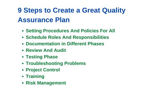 what constitutes quality assurance programs